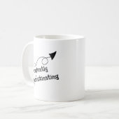 De Mok van de Pijl van de momenteel Procrastinting (Voorkant links)