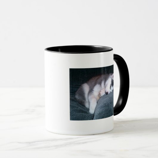 De Mok van de puppy slaapt (Voorkant rechts)