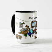 De Mok van de Radio Exploitant van het niet-raster (Voorkant links)