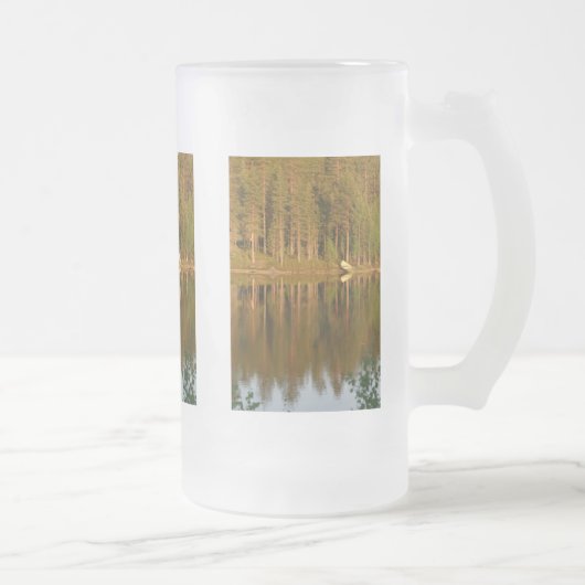 De mok van de Reflecties van de natuur - kies stij (Rechts)