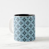 De Mok van de Retro van het centrum, Licht Blauw (Voorkant links)