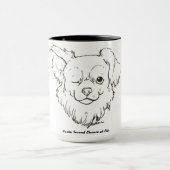 De Mok van de schilderende fox Lucky Coffee (Midden)