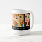 De Mok van de Scriptkoffie van de "enkel bee "in m (Voorkant rechts)