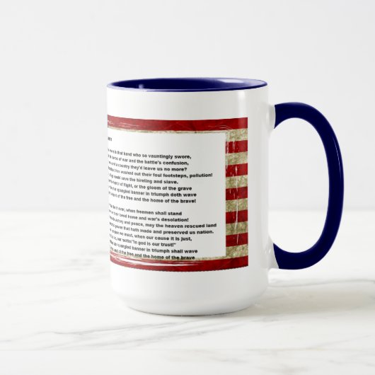 De mok van de ster spangled banner (Rechts)