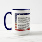 De mok van de ster spangled banner (Links)