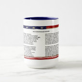 De mok van de ster spangled banner (Midden)