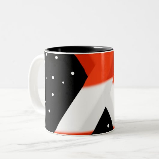 De Mok van de Stokken van het snoep (Voorkant links)