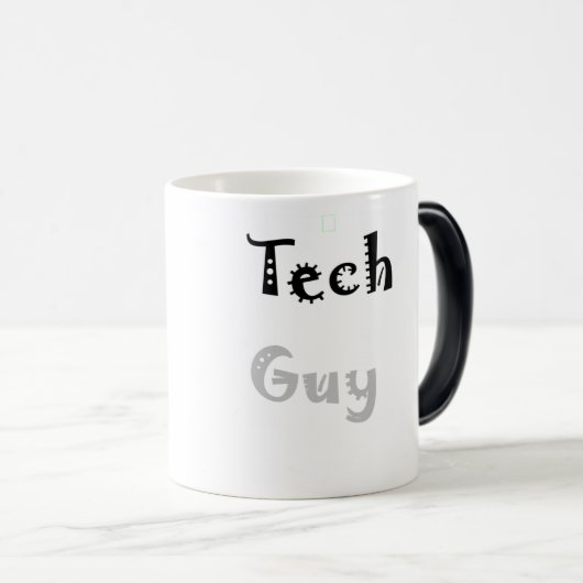 De Mok van de Tech Guy. (Voorkant rechts)