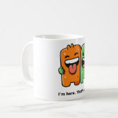 ☕ De mok van de ultieme vibe 😎🎉 (Voorkant links)