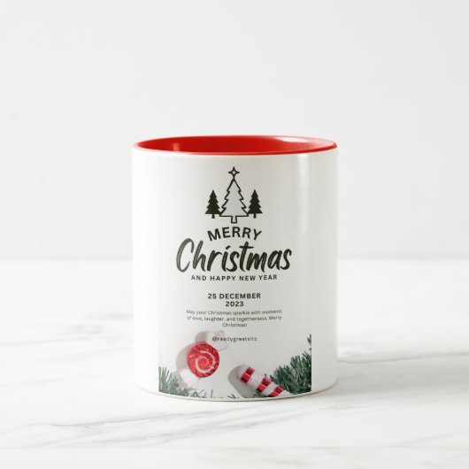 De Mok van de vrolijke kerstboom (Center)