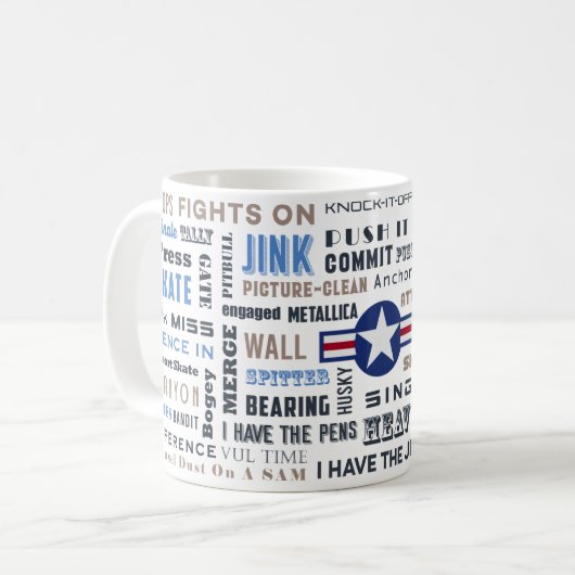 De Mok van de Vuurder Pilot met Jargon (Alle takke (Voorkant links)