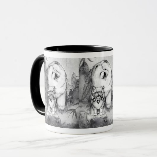 De Mok van de Wijze van GUARDIANS en van de Dog va (Voorkant links)