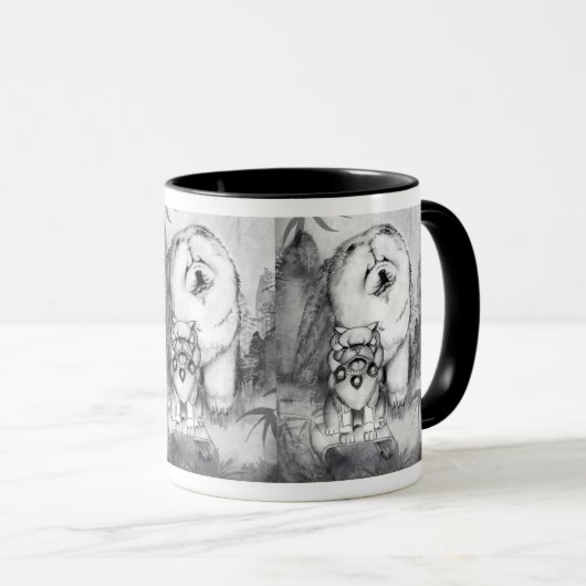 De Mok van de Wijze van GUARDIANS en van de Dog va (Voorkant rechts)