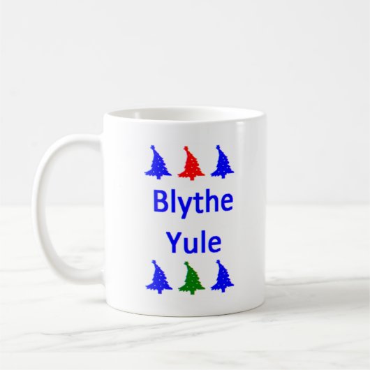 de mok van de yule - koffie (Links)