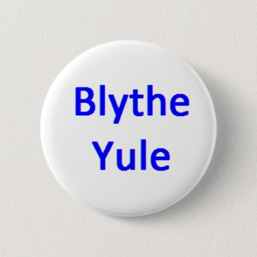 de mok van de yule - koffie ronde button 5,7 cm (Voorkant)