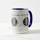 De Mok van het Amerikaanse hoofdvoorzitterschap (Voorkant rechts)