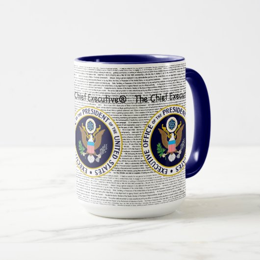 De Mok van het Amerikaanse hoofdvoorzitterschap (Voorkant rechts)