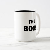 De mok van het Boss (Voorkant rechts)