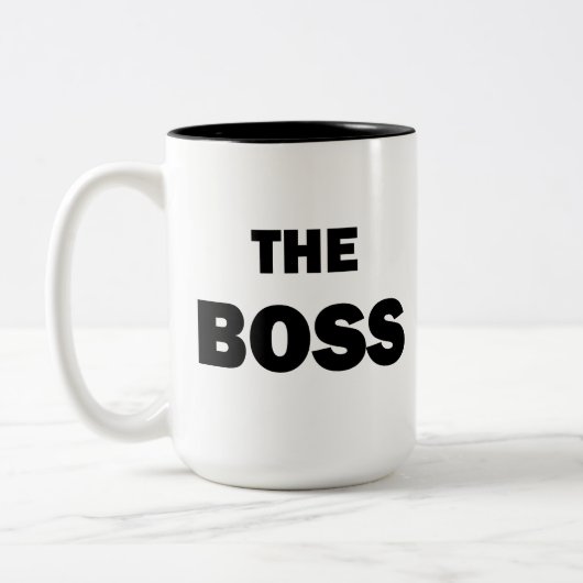 De mok van het Boss (Links)