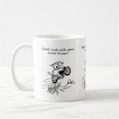 De mok van het cadeautje voor het grote Escape-suc (Links)