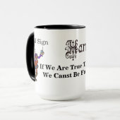 De Mok van het Citaat van het Teken van de Vraag v (Voorkant links)