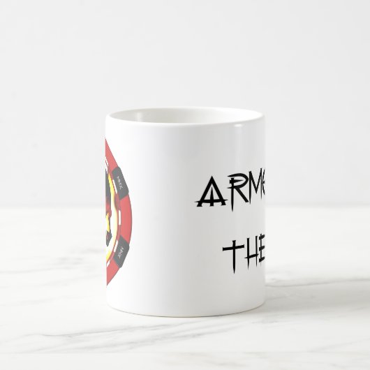 De mok van het dode Man van de hand (Center)