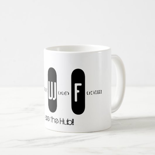 de mok van het forum (Voorkant rechts)