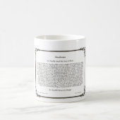 De Mok van het gedicht van Desiderata Coffee=Daily (Center)
