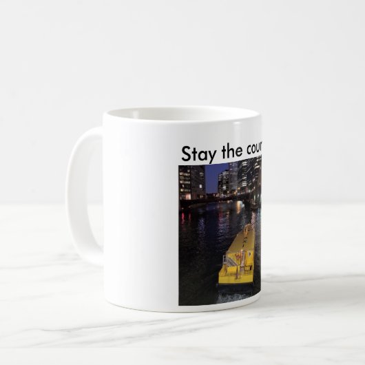 De mok van het gezegde van de Chicago River... bli (Voorkant links)