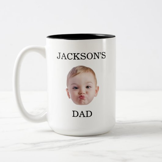 De Mok van het Gezicht van de Baby van de douane, (Links)