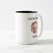 De Mok van het Gezicht van de Baby van de douane,  (Voorkant rechts)