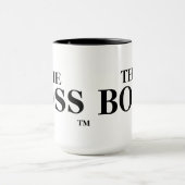De Mok van het handelsmerk TM van het merk Boss (Midden)