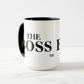De Mok van het handelsmerk TM van het merk Boss (Voorkant links)