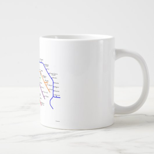 De mok van het Loire River System (Rechts)