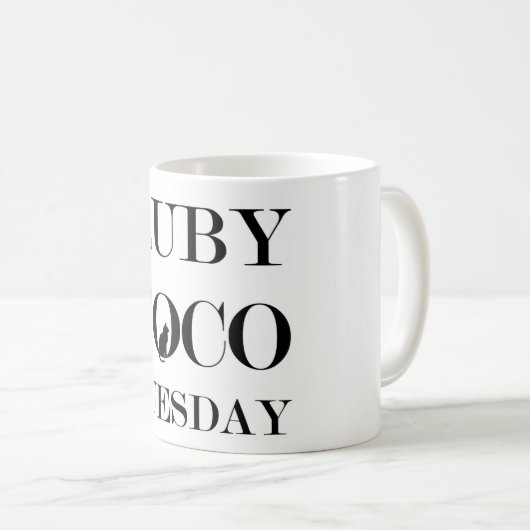 De Mok van het rubycotuesday (Voorkant rechts)