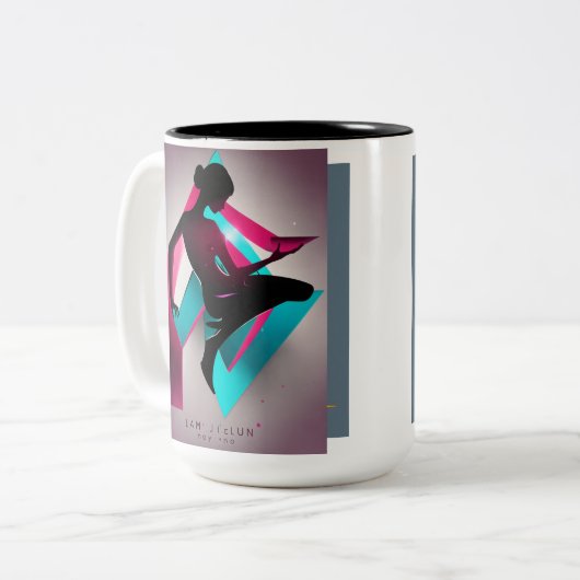 De Mok van het silhouet (Voorkant links)