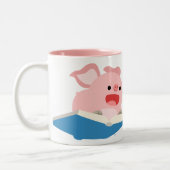 De Mok van het vliegboek en de Cartoon van Varkens (Links)