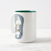 De Mok van het witte konijn (Voorkant links)