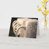 De Mok van "J" Kaart (Gele Bloem)