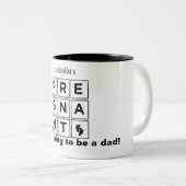 de mok van je vrouw die zwanger is van Two-Tone Co (Voorkant rechts)