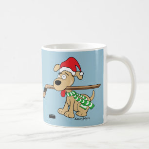 De Mok van Kerstmis van de Hond van het hockey