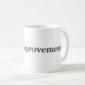 De Mok van koffie moet worden verbeterd (Voorkant rechts)