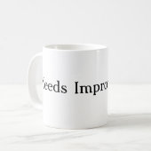 De Mok van koffie moet worden verbeterd (Voorkant links)