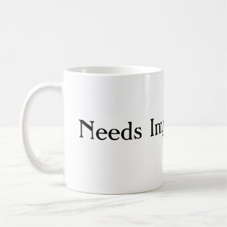 De Mok van koffie moet worden verbeterd
