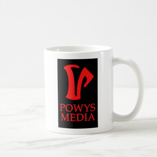 De Mok van Media van powys (2 logo) (Rechts)