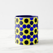 De MOK van Stippen Black en Blue COFFEE (Center)