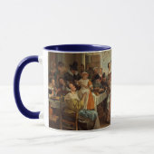 De Mok voor het schilderen van het dansende paar (Links)