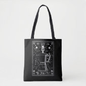 De Moka Pot Coffee Tarot Kaart Tote Bag (Voorkant)