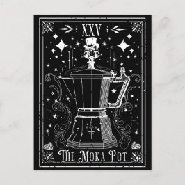 De Moka Pot Koffie Tarotkaart Briefkaart
