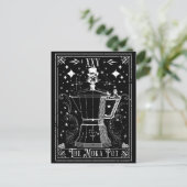 De Moka Pot Koffie Tarotkaart Briefkaart (Staand voorkant)
